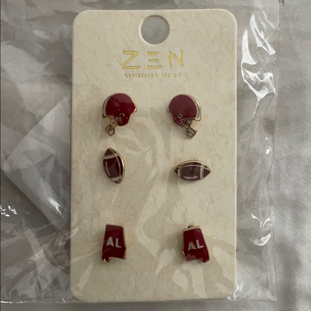 Alabama Team Earring Set of 3